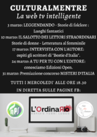 Culturalmentre - il programma di marzo